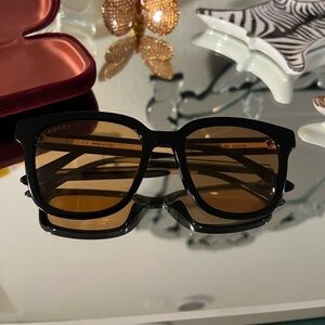 Gucci GG0847SK Unisex Rectangular Sunglasses